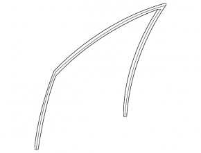 Glass seal front right Honda CRV 17-22