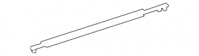 Door-glass molding, center rear left, Toyota Prius V 12-17
