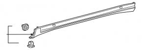 Left threshold for Toyota Land Cruiser 24-26