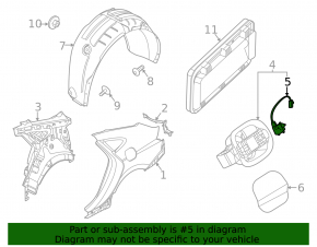 Kia K5 21-26 Fuel Filler Door Lock