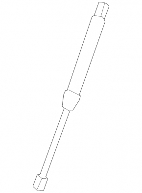 Left hood shock absorber for Audi A4 B9 17-25