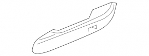 Door handle outer rear left Audi A4 B9 17-25 with illumination