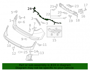 Kia Sportage 17-19 rear bumper wiring for lights without keyless entry
