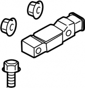 Left door airbag sensor for a Nissan Pathfinder 13-20