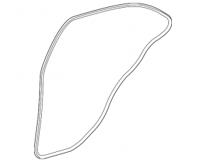 Front left door seal for Mercedes A-class V177 19-22