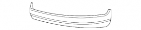 Front bumper cover left Mercedes GLA 18-19 AMG pkg