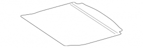 Mercedes A-class V177 19-22 trunk floor, black