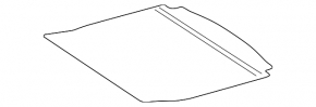 Mercedes A-class V177 19-22 trunk floor, black
