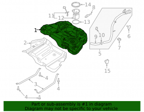 Fuel tank Ford Fusion mk5 13-20