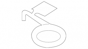 Lincoln Corsair 20-26 Tow Hook
