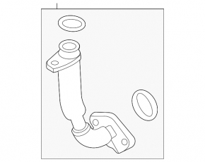 Lincoln Corsair 20-22 2.3 Turbocharger Oil Drain Pipe
