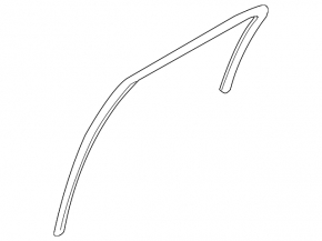 Rear left window seal for Mitsubishi Galant 04-12