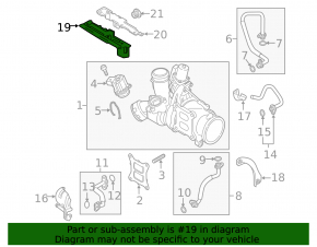 Exhaust manifold protection VW Passat 20-22 2.0T Used