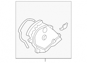 Timing Belt Guard Rear Acura MDX 14-20