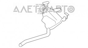 Muffler rear part with barrel right Mercedes X164 GL420 GL450 GL500 GL550