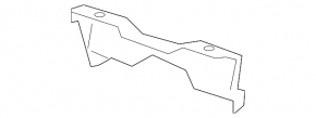 Rear left muffler bracket Lexus RX350 16-22