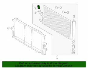 Volvo XC90 16-23 Air Conditioner Pressure Sensor
