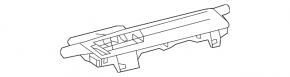 Front center upper air duct deflector for Toyota Rav4 13-18 black