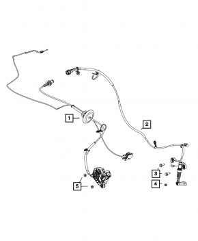 Jeep Grand Cherokee WL 21-25 Automatic Transmission Cable