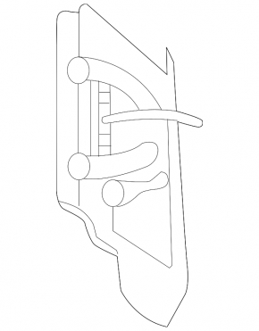 Mirror cover inner left Nissan Murano z52 15-24