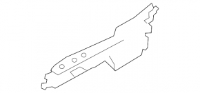 Front right door handle mechanism Infiniti QX50 19-25