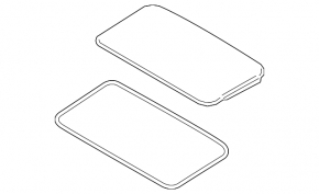 Kia Forte 19-24 Sunroof Glass