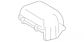 Toyota Sequoia 08- right underhood fuse box cover