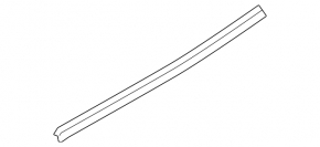 Glass seal inner rear right Nissan Rogue Sport 17-19