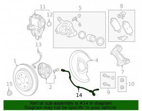 ABS sensor rear right Chevrolet Equinox EV 24-26
