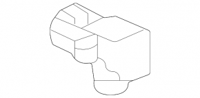 Lexus NX 22-25 fuel pressure sensor on the high-pressure rail