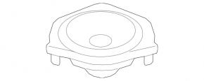 Mercedes GLS-class X166 13-19 torpedo speaker