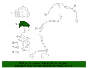 ABS bracket ABS Mazda CX-50 23-25 upper