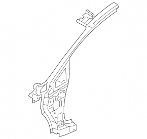 Front right body pillar Ford Fiesta 11-19