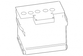 Battery 12v FORD C-MAX MK2 13- 47Ah 450A Euro +-Reverse EXIDE