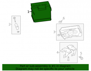 Battery 12v FORD C-MAX MK2 13- 47Ah 450A Euro +-Reverse EXIDE