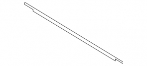 Molding door-glass central rear left Ford Escape MK3 13-19 chrome
