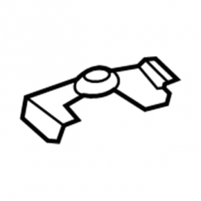 Ceiling handle rear right Ford Explorer 16-19 black