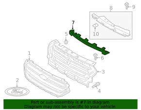 Ford Escape MK3 17-19 Radiator Grille Support Bracket