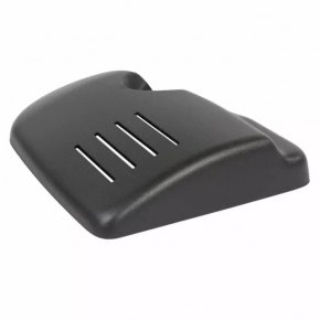 Ford Mustang mk6 interior mirror cover, black, 2-piece, for camera and rain sensor