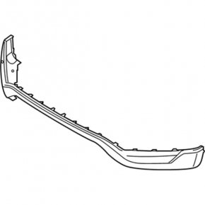Ford Edge 19-24 front bumper lower lip, structure, scratches