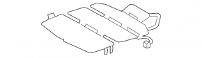 Rear seat armrest, 2nd row, Ford Escape MK4 23-26, black leather