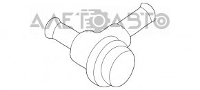 Bypass valve left Porsche Macan 15-