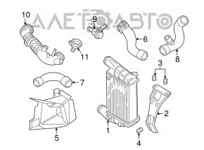 Bypass valve left Porsche Macan 15-