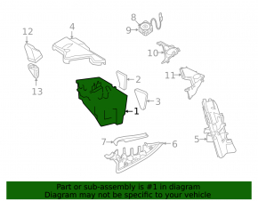 BMW X5 E70 07-13 Engine Computer Housing