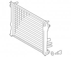 Lexus NX450h 22-26 Water Cooling Radiator