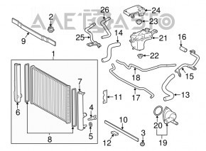 Toyota Prius 30 10-15 Water Cooling Radiator