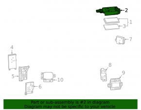 Navigation unit Mercedes CLA 14-19