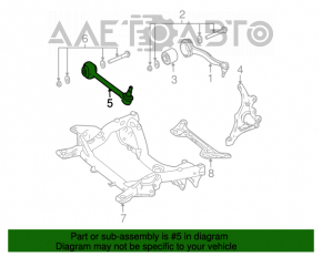 Lower control arm front left Mercedes W204