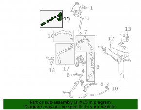 Right cooling system hose for Nissan Ariya 23-25