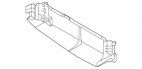 Lower radiator deflector Hyundai Tucson 22-25 1.6T HEV